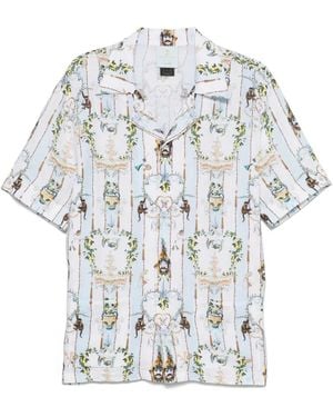 CAMILLA Camisa de lino - Blanco