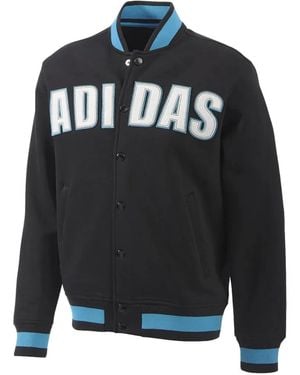 adidas Veste Bomber À Plaque Logo - Noir