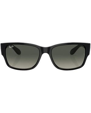 Ray-Ban スクエアフレーム サングラス - ブラック