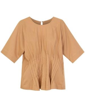Isolda Blusa Labirinto de Rios - Neutro