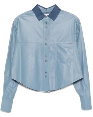 Forte Forte Button-Down Pocket Shirt - Blue