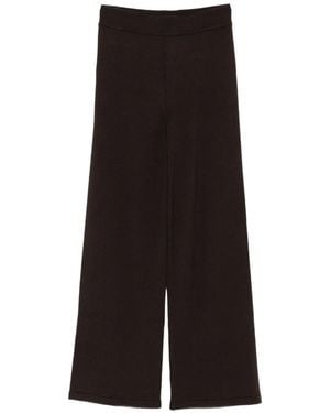 Max Mara Mmlgabarra Fine-Knit Pants - Brown