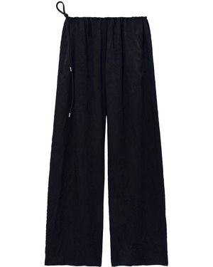 Proenza Schouler Anders Hose Mit Knitteroptik - Blau