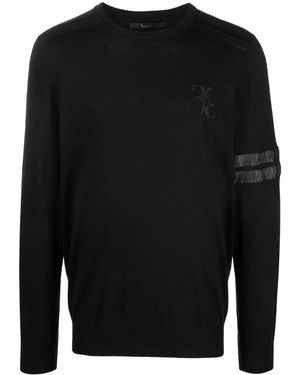 Billionaire Pullover Mit Schlangen-Optik - Schwarz
