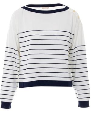 Liu Jo Striped sweater - Weiß