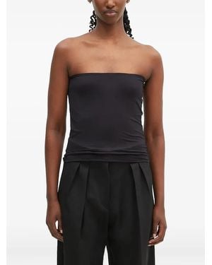 Sportmax Strapless Tube Top - Black