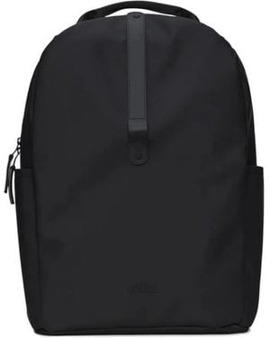 Rains Matte-Finish Backpack - Black