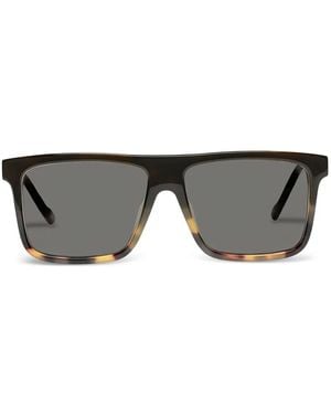 Le Specs Square-Frame Sunglasses - Grey