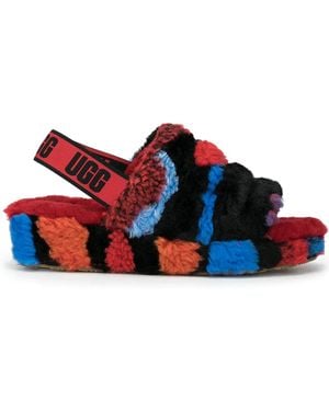 UGG Sandales Fluff Yeah - Rouge