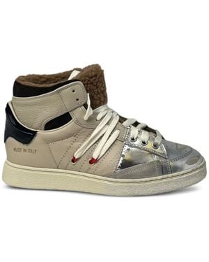 HIDNANDER The Cage Dual Polar Fleece Sneakers - Natural