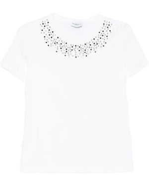 Marella Mlssaio Short-Sleeve Embellished T-Shirt - White
