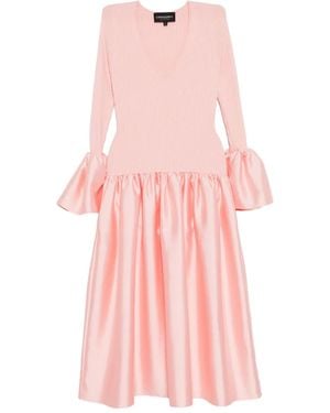 Cynthia Rowley Flared-Sleeves Dress - Pink