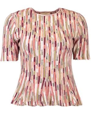 Ulla Johnson Samira Patterned T-Shirt - Red