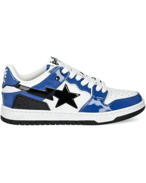 A Bathing Ape Sk8 Sta #2 Trainers - Blue