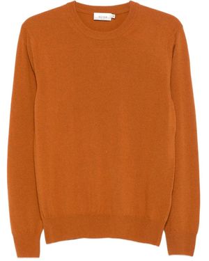 Altea Crew-Neck Wool Sweater - Orange