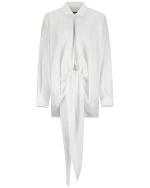 DARKPARK Romy Tied Shirt - White