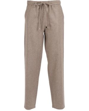 Antonelli Drawstring-Waist Trousers - Grey