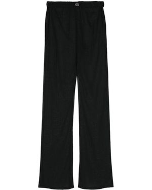 Ludovic de Saint Sernin Mermaid Virgin Wool-Blend Trousers - Black