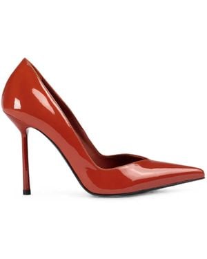 Le Silla Vivienne Patent Leather Heeled Court Shoes - Red