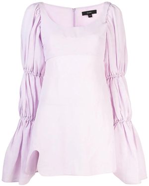 Ellery Tiered Sleeve Mini Dress - Pink