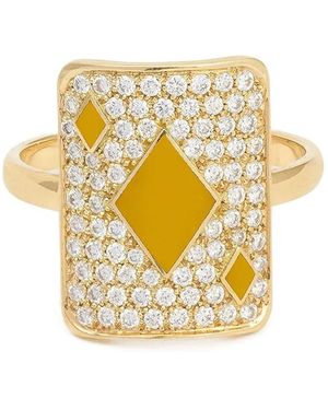 MYSTERYJOY 18K Honneur Diamond Ring - Metallic