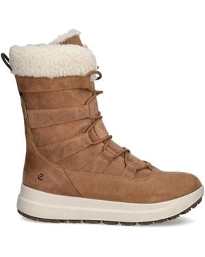 Ecco Schneestiefel Mit Schnürung - Braun