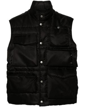 MM6 by Maison Martin Margiela Single-Stitch Logo Gilet - Black