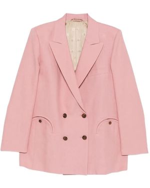 Blazé Milano Blazer À Boutonnière Croisée - Pink