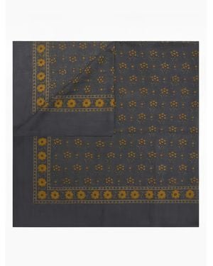 Soeur Floral-Print Scarf - Grey