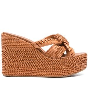 Casadei 130Mm Formentera Sandals - Brown