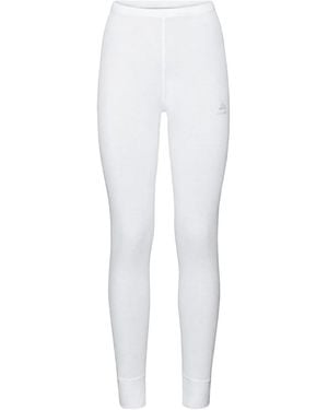 Odlo Logo Base-Layer Leggings - White