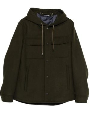 Manuel Ritz Hooded Pocket Jacket - Green