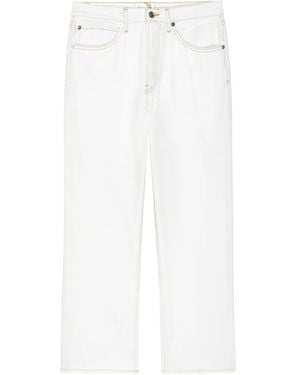 FRAME Jeans Con Design A Cinque Tasche - Bianco