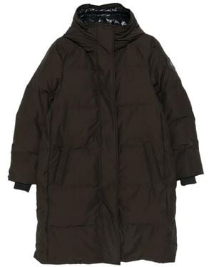 Canada Goose Louise Quilted Hooded Coat - Black