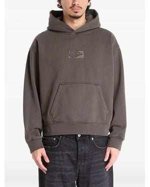 Vans Logo-Detail Hoodie - Grey