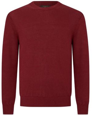 Slowear Crewneck Knitted Jumper - Red