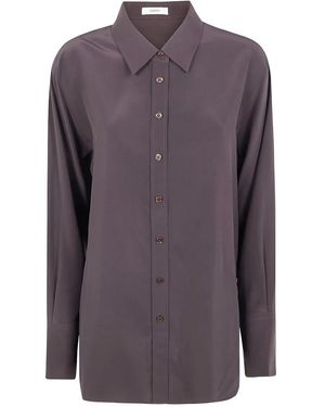 JOSEPH "Joe" Blouse New Silk Crepe - Purple