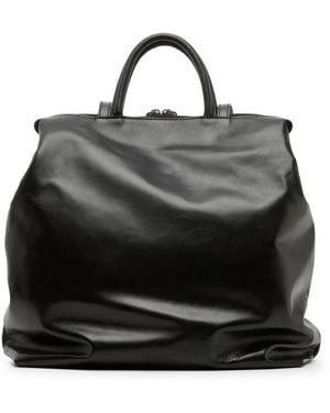 Marsèll 4 Long Maxi Leather Shopper Bags - Black