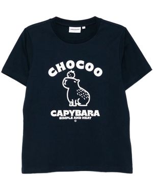 Chocoolate コットン Tシャツ - ブルー