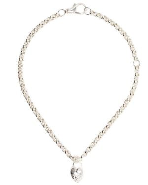 Alighieri Teh Amour Rolo-Chain Necklace - Metallic