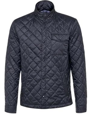 Geox Barberigo Quilted Jacket - Blue