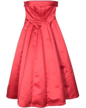 Philosophy Di Lorenzo Serafini プリーツ ドレス - レッド