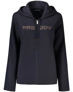 Freddy Hoodie Mit Logo - Blau