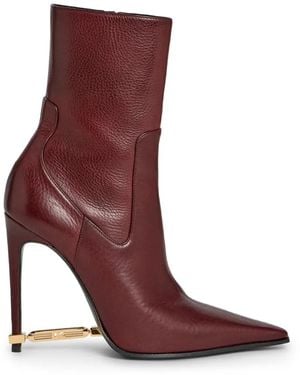 DSquared² Stiefeletten Mit Metallabsatz - Rot