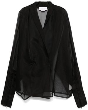 Genny Silk Blouse - Black