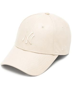 KTZ X 9Forty Logo-Embroidered Baseball Hat - Natural