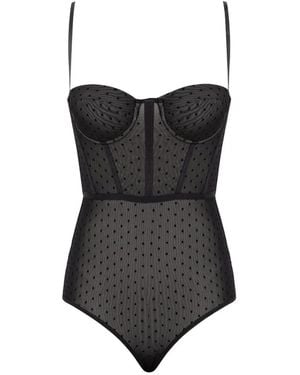Zimmermann Body A Lunares - Negro