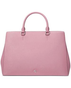 Ralph Lauren Leather Tote Bag - Pink
