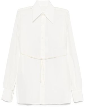 MM6 by Maison Margiela Long Sleeved Shirt - White