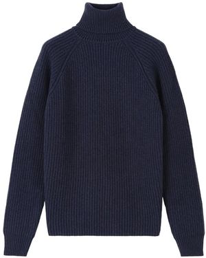 Fortela Oslo High-Neck Jumper - Blue
